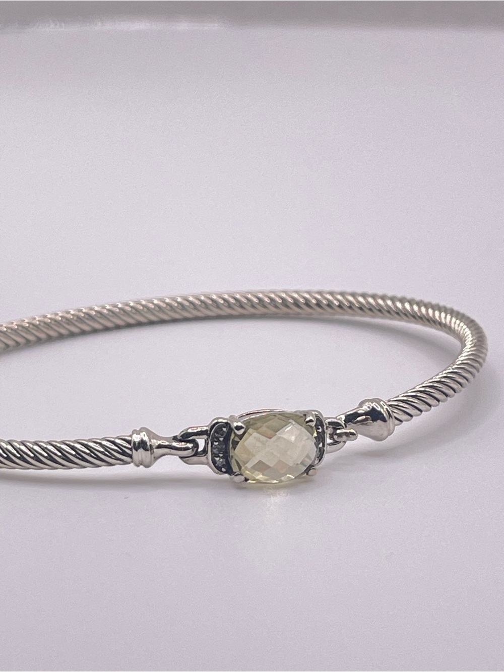 David Yurman Chatelaine Bracelet with Diamonds and Lemon Citrine - Picture 13 of 13